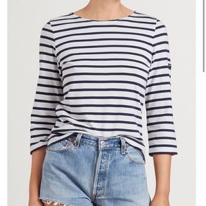 St. James Galathee II Navy & White Stripe Top 38/6